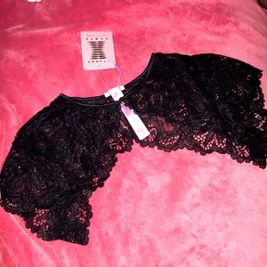 NWT Savage X Fenty Corded Lace Bolero